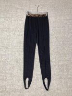 versace 范思哲 女士新品美杜莎回纹时髦腿精紧致高密弹力塑形运动踩脚裤打底裤Smlxl