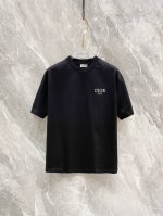 上新款号： D1031 Dior 2025春夏新款首发专柜最新款短袖圆领T恤印花 -面料：260G双纱纯棉短袖，配套320G纯棉罗纹 原版面料 官方同款 男女同