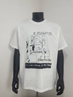 款号460 今年穿富二代一定会暴富Er denfants Riches Deprimes 忧郁的富二代美少女战士印花短袖 面料采用定织250G32支双股双纱纯棉