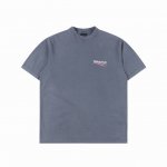 180 Balenciaga 巴黎世家 水洗可乐短袖T恤 采用32支双纱 260克重面料 进口针织针梳棉进行制作，厚度适中，有垂感又有轮廓型，上身就是一个舒适！