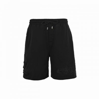 chrome Hearts 克罗心25Ss 炒盐贴布绣刺绣短裤 采用订色订染毛圈纯棉卫衣面 420G双股双纱 手感舒适 进口针织针梳棉进行制作 厚度适中 有垂感