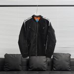 工厂p直供 Adidas丨三叶草3743立体标双拉链立领飞行夹克 配色：黑色 军绿 尺码：M-Xxl