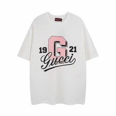 全年有货不下架 #Gucci古驰#2025早春1921系列 官方原版,定制32支双纱纯棉面料 克重260G 手感松软细腻又比一般棉布料扎实 舒适透气不易变形 采