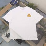 上新 款号：Bm002 高版本 2025新款palace三角形红外热成像图案Logo印花休闲情侣宽松短袖T恤，经典永远不会过时、人手必备款，260G纯棉精梳棉不