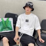 Fog Fear Of God Essentials 联名三杠硅胶印花重磅高街纯棉短袖 情侣款 顶级复刻，不惧Battle，实力口碑硬货，真的纯纯纯跑量福利把握