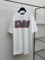 lv 路易字母嵌花圆领针织短袖T恤 Size：S M L Xl