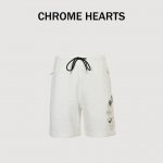 Chrome Hearts 克罗心 24Ss 贴布十字梵文卷轴刺绣短裤 面料采用380克毛圈纯棉材质，厚度适中，垂感十足，贴身柔和，绣花采用进口绣花机进行作业，