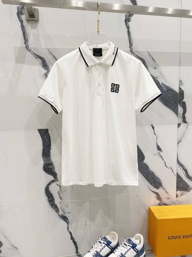 Givenchy 纪梵希 翻领polo衫 拼色领口刺绣字母Logo标识 官方同步 商务首选 时尚个性 百搭潮流 纯原品质 原版面料 吊牌 领标 水洗麦 三标齐全