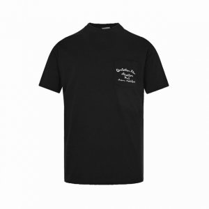 dior 迪奥 23Ss 口袋签名刺绣短袖 对色定染面料 刺绣工艺 提花扁机螺纹 圆领垂直版型 全套辅料配备采用100%棉面 料 多维度测试对比色差问题 调测最