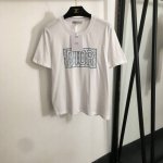 款号20253232 Dio*新款 Logo车线刺绣休闲短袖T恤 白色 黑色 Sml M码 肩宽39 胸围98 袖长21 衣长60