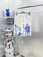 LV 路易 25Ss夏季新款水墨印花字母Logo徽标短裤 M 面料柔软舒适 搭配Logo字母 手感舒适上身挺括有型 码数：M-3Xl