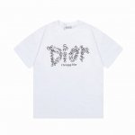上新款号： D1032 Dior 2025春夏新款首发专柜最新款短袖圆领T恤印花 -面料：260G双纱纯棉短袖，配套320G纯棉罗纹 原版面料 官方同款 男女同