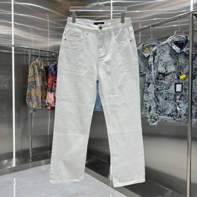 Lv 路易 25新品 后口袋字母Logo压硅胶牛仔裤！特定最新品牌皮标 重磅单品~私渠稀有臻品 客供五金辅料 进口客供定织牛仔棉布面料,时尚又个性 超级百搭好看