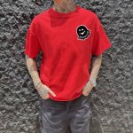 mon蒙口 25Ss 大师亲手设计潮牌新品印花圆领短袖T恤 春夏最新砖柜同步 Os落肩版型 300克重全棉 时尚又个性 超级百搭好看的一款 男女都非常合适 人手