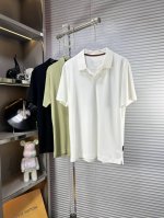 zz*杰尼亚 Ss25夏季新款翻领Polo衫 高品质珠地棉材质 雍容华贵的品牌风格，客供进口面料 做出来的衬衫也是版型垂顺挺括，并且还抗皱抗起球，贴身穿着也是极