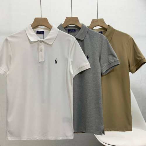 高品质 Ralph Lauren 拉夫劳伦男装纯棉商务休闲纯色8色短袖T恤 翻领POLO衫 男士夏季必备款时尚之选！男士的衣橱中，polo衫必占着重要的一席之地