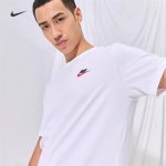 新款上新 P80 倾情回馈， 宠粉来一波！Nike 耐克 男子 夏季 运动 休闲 圆领 短袖T恤！！ 胸前字母+Logo刺绣短袖半袖！！神州客供230克长绒棉面