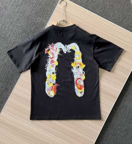 顶级版本 Evisu 福神龙年限定大M印花T恤！ 25Ss夏季新品，进口机器印花，色彩鲜明，颜色正，不脱落，不开胶，采用环保颜料，无甲醛，无异味，领口订制织带包