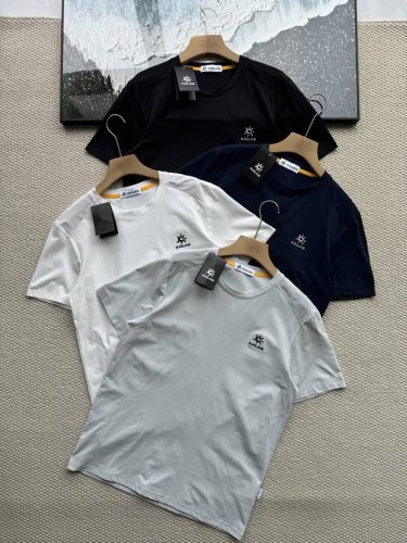 25夏季凯乐石男士刺绣Logo圆领短袖T恤！ 260G纯棉面料,手感柔软舒适，清爽透气，舒适性很好！ 胸前立体刺绣工艺,经典简约款型，时尚百搭款型！ 三标齐全