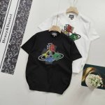 尺码Xs-L爆款来袭 Vivienne West Wood 西太后 薇薇安 土星彩色印花短袖T恤 2025年顶流爆款 无需多言 独家款式请勿抄袭 抄袭必究 25