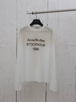 Acne Studios 25Ss早春新款1996印花长袖 采用100%全棉面料，上身舒适透气，亲肤纯棉 触感柔软 宽松版型显瘦百搭 Size：Xs S M L