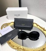 Celine赛琳凯旋门椭圆墨镜 原单级别 镜腿独立编码 刘诗诗同款 爆款Celine凯旋门系列 墨镜复古椭圆形设计 大脸也能轻松驾驭戴上真的很修饰脸型 进口尼龙