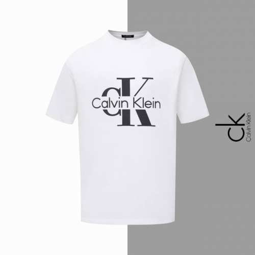 款号#Z132 ck字母印花大标圆领短袖 calvinklein官网一致款式 面料 32支双纱280克纯棉面料 同缸同色织染螺纹 颜色一致 工艺 进口机器白墨直