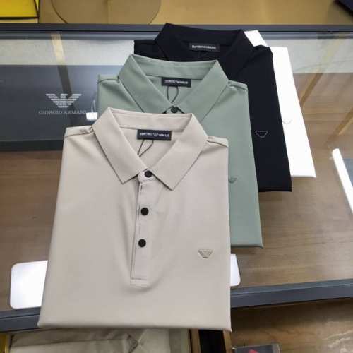 新品 Aman..I 高端polo 2025Ss春夏新品 Go 时尚休闲翻领T恤，甄选优质天丝凉爽面料，无痕切割工艺，胸前密针精致Logo设计标识，客供订织五金