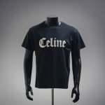 Celine 赛琳 25Ss 哥特字母刺绣短袖 面料采用 G精梳棉，前幅哥特式Logo绣花图案，进口田岛机万针刺绣，小字母绣花体现进口绣花机功底。还原原版品质。