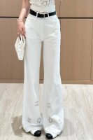 新品上新 Chane* 香奶儿 镂空绣花牛仔裤 高级定制 5 爆款现货 配腰带 原单品质 Chan*小香｜2025镂空绣花牛仔裤 定制Yb斜纹棉牛仔材质 工艺洗