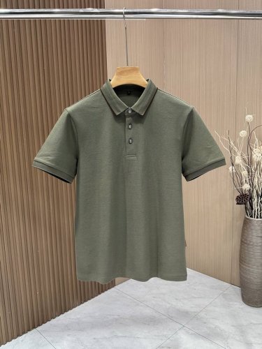 zegna 杰尼亚 2025Ss男士休闲Polo短袖独家专供新款原单高端定制 高版本 进口双丝光棉面料 扣子采用品牌“Z”元素，后背Logo刺绣字母，下摆侧面加