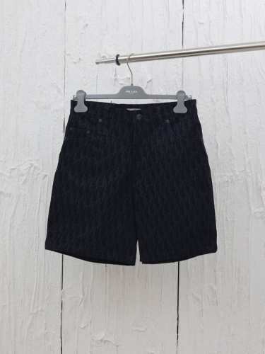 p280 dio*/迪奥25Ss蛇年刺绣字母棉质混纺牛仔短裤 size：S/M/L/Xl
