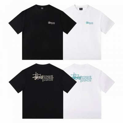 顶级版本 Stussy斯图西 Ss25新品假日系列 Superior Quality Tee 草写字母标语印花Logo文化涂鸦极简主义美式复古Cleanfit高