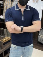 主推 Dior 独家专供春季新款迪奥时尚休闲翻领短袖，桑蚕丝针织起脚短袖，凉爽透气吸汗原单工艺高端欧版原单T恤，潮流时尚休闲半袖 透气舒适度高，细节无可挑剔，品