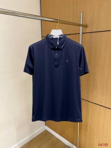 罗意威 高端商务 白领 单位人士必入单品！ 无痕压胶冰丝休闲商务短袖Polo，科技面料，冰丝无痕，体感非常棒，手感顺滑质感很棒！弹性好，无任何束缚感，面料自带透