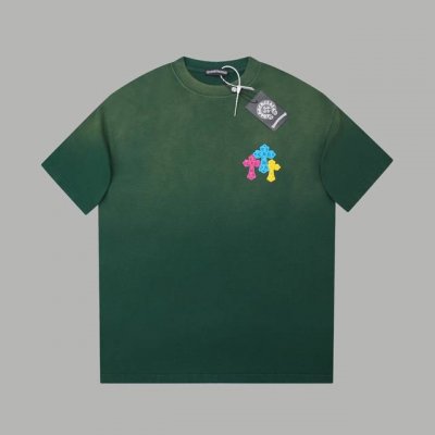 ch*Ome Hearte 25Ss早春新款 立体海绵厚版克罗心Logo短袖 轻奢主义 男女日常通勤穿搭必备单品 正确版本 欢迎对比 详细特征 320克100%