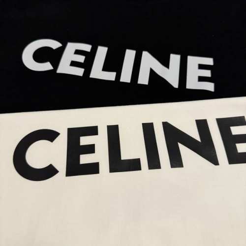 celine 赛琳 经典字母Logo印花情侣款圆领短袖 穿上就是舒适自在 减龄又显瘦的存在，慵懒而随性，结合干净简单的色系就特别耐看，适合日常穿着～复古标识 显