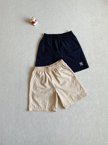暴躁来袭，出韩国订单， Mlb 洋基队 男女同款梭织休闲短裤！ 刺绣小标设计，时尚宽松Os版型 官网在售！ 兼运动与潮流！超百搭！ 甄选优质梭织纯棉面料 最大的