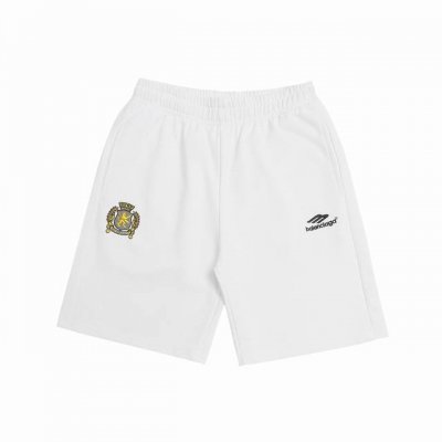 上新 高版本 balenciaga巴黎世家曼联反光条宽松纯棉毛圈短裤 最高版本 定制420克毛圈卫衣面料 特殊走线工艺 完全对版 辅料 开模原版过鉴定领标100