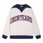 迪奥联名Diortears刺绣圆领羊毛衣 颜色 杏 码数 S M L Xl Xxl