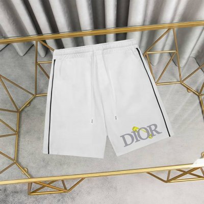 dior 迪奥印花纯棉短裤卫裤五分裤 1:1对版面料300克毛圈高克重百分百纯棉 提前做过预缩水1 1双纱洗一辈子都不会变形的 男女同款 官网细节 字母Logo