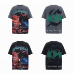 G108# P110 God Speed Life's A Gamble T-Shirt Black Gray Wash 短袖T恤 Color 颜色 : Bla