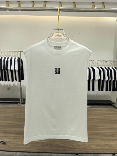 新品 Givenchy 男士时装款圆领背心，贸易公司洋行货，高级限定款，25年春夏新品，明星级人气单品！ 客供埃及进口顶级面料，甄选尼罗河区域光照极好的上等棉花