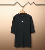 高端品质 巴黎世家Balenciaga 原版高克重双纱纯棉面料 重工艺绣花、手感滑爽 L极度舒适体验 十足的高级感，都保持奢华高贵的特有的视觉质感. 颜色：浅黑