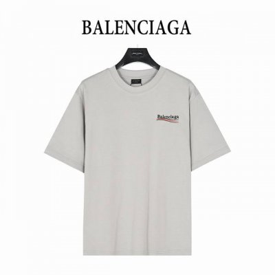 balenciaga 巴黎世家 可乐海浪刺绣短袖T恤 采用巴黎世家25年最新款280G双纱精梳棉面料 厚感十足 区别市面老版可乐面料 新版在面料质感上相对于老版
