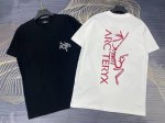 上新 Arcteryx始祖鸟2025春夏新款印花字母Logo圆领短袖T恤 高版本高版本 280克精棉面料 全网独家首发 百搭款细节处理完美 进口印花Logo工艺