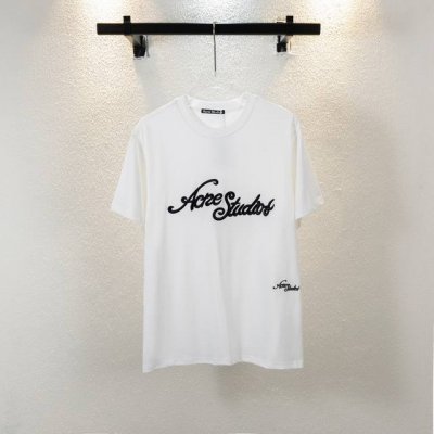 款号C30 顶级版本 Acne Studios 25Ss 经典Logo刺绣T恤男女纯棉重磅280克 百搭不挑人 经典的刺绣元素 简约的风格 日常百搭 高街风格都