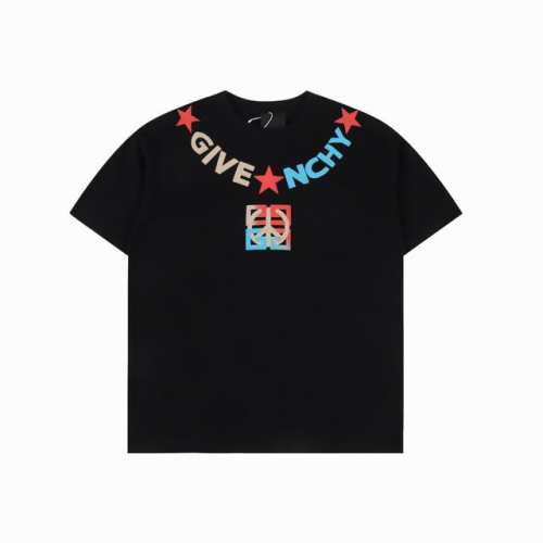 givenchy 纪梵希 25Ss 领口Logo字母发泡印花项链短袖T恤 面料采用高克重260G重精梳棉，定制1:1螺纹，面料舒适亲肤无异感， 制定染面料，纺织
