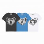 款号8314 Open Yy印花双人舞爱心涂鸦短袖Tee Size：S M L Colour：碳灰 白色 蓝色 宣美同款上身 常规版型 休闲百搭！