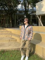 Burberry 巴宝莉 新款格纹战马双面外套 上身效果#